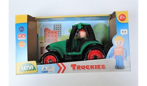 6 div speelgoedwagens, wo tractor, graafmachine